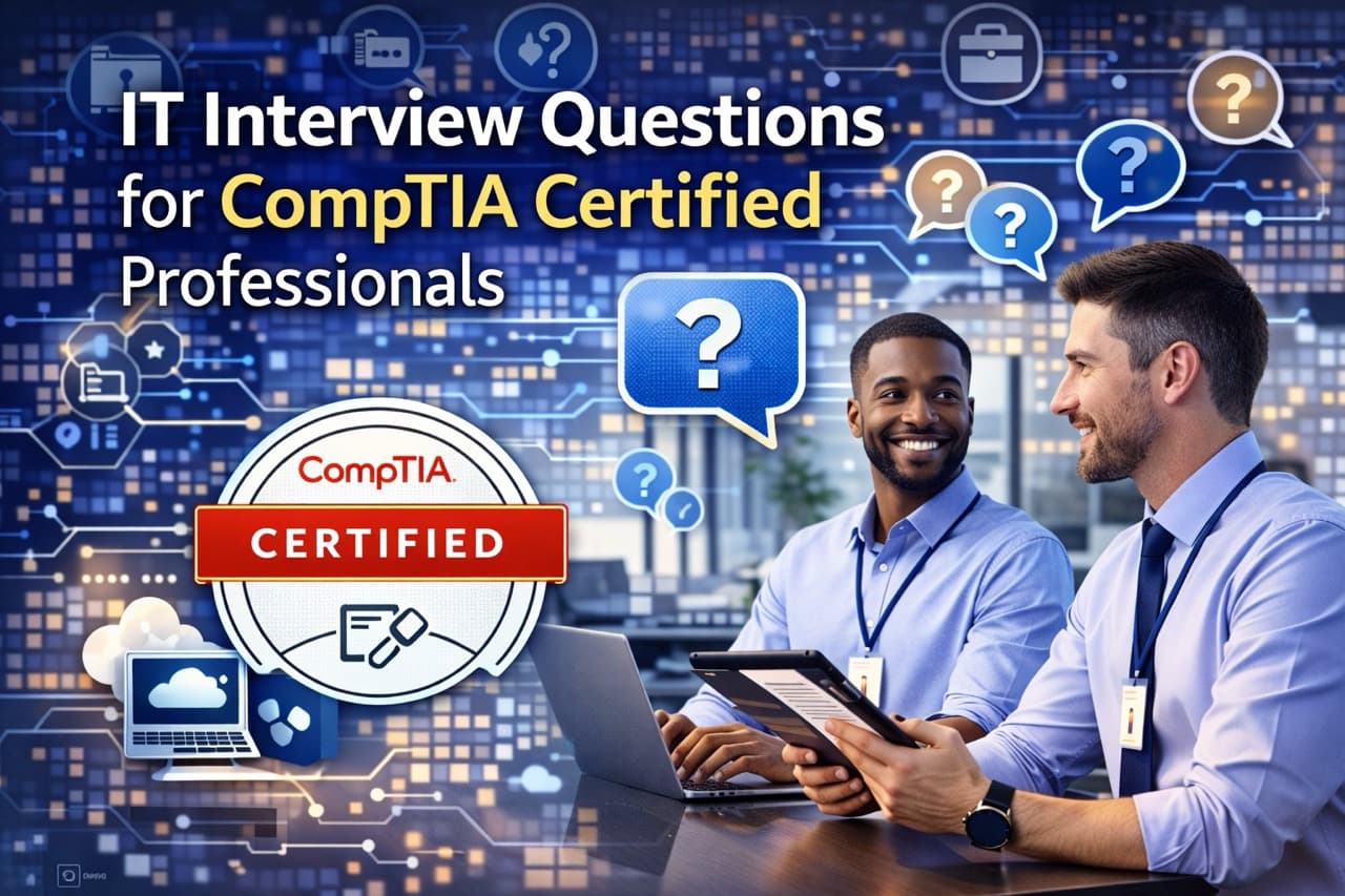 IT Interview Questions for CompTIA Certified Professionals in 2026