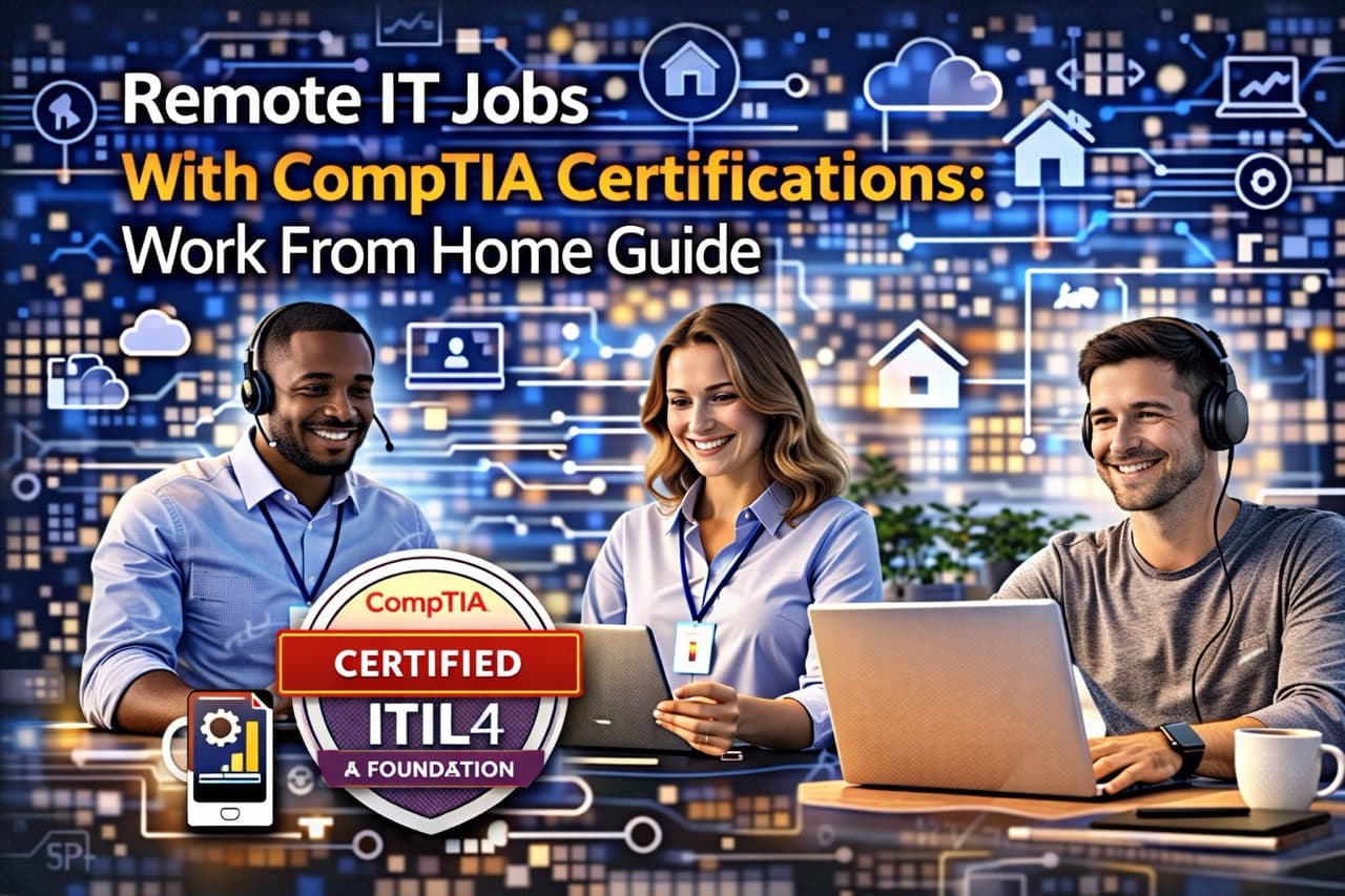 Remote IT Jobs With CompTIA Certifications: Work From Home Guide 2026