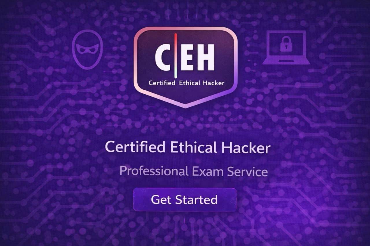 Take my Certified Ethical Hacker CEH exam for me - Professional certification service and CEH tutor
