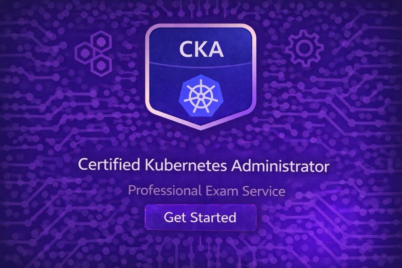 Take my CKA exam for me - Professional Certified Kubernetes Administrator exam service