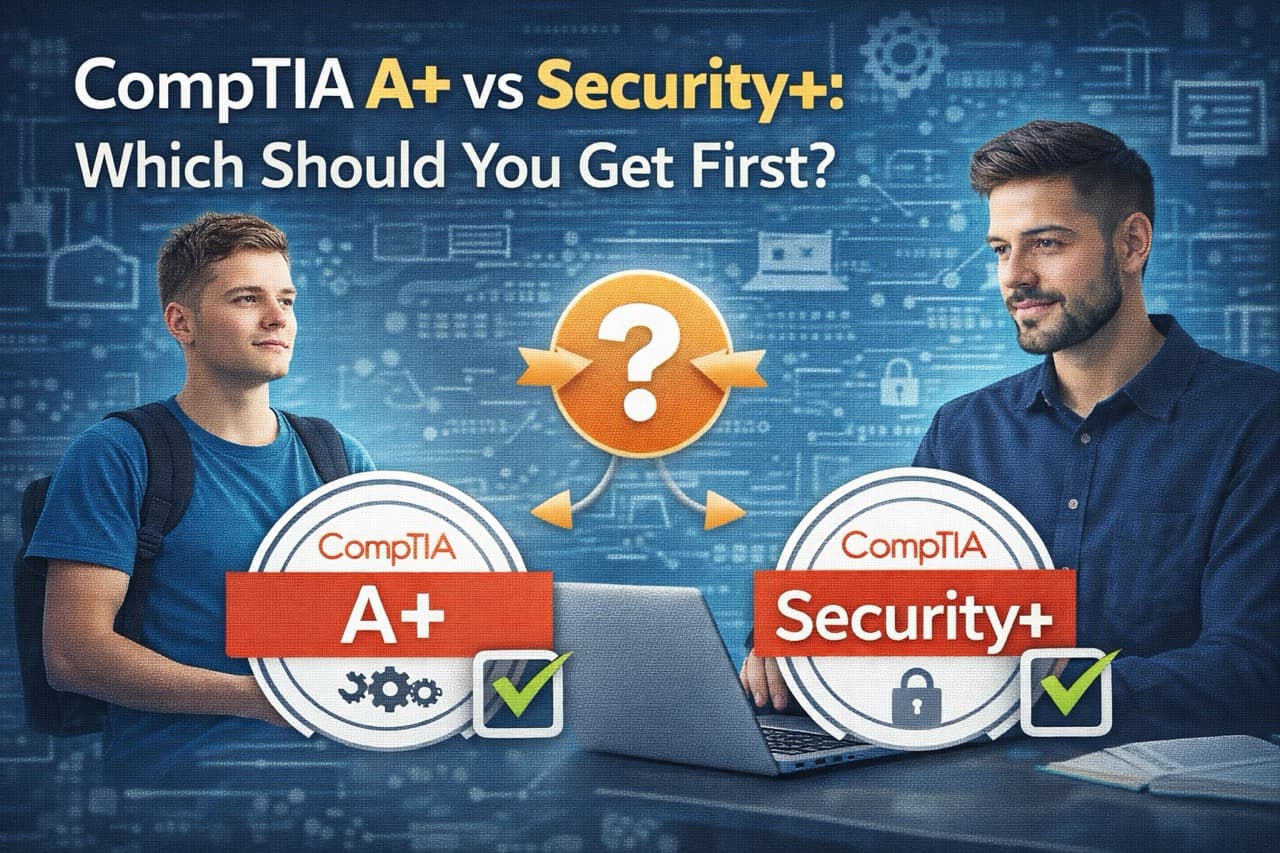 CompTIA A+ vs Security+: Which Should You Get First?