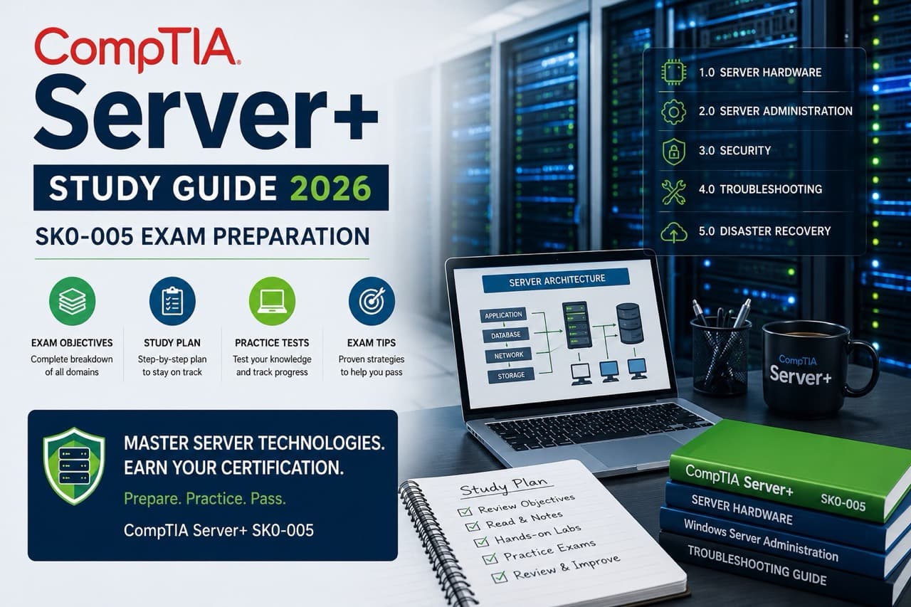 CompTIA Server+ Study Guide 2026: SK0-005 Exam Preparation